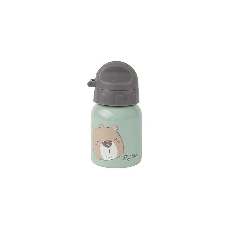 Sigikid 25377 Stainless Steel Drinking Bottle Bear 250 ml Recommended