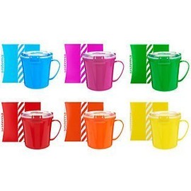Sistema Set of 6 Assorted Microwave Mugs w/Gift Boxes