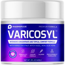 Pharmapulse Sony Crema de venas varicosas, venas varicosas y crema calmante para piernas, tratamiento natural de varices y arañas, fortalece la salud 