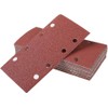 MOLENCO Sandpaper Orbital Sander, Pack of 35 Sanding Sheets Velcro
