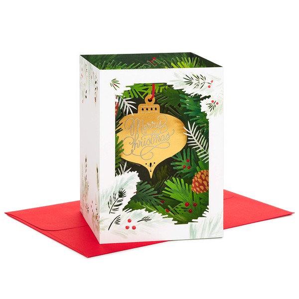 Hallmark Paper Wonder Displayable Pop Up Christmas Card (Ornament)