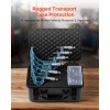 6 PCS Machinist Micrometer Set 0-1"/1-2"/2-3"/3-4"/4-5"/5-6" Professional with 0.0001 Precision