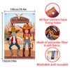 MELTELOT Western Party Photo Door Banner, 5x3ft Cowgirl Cowboy Party