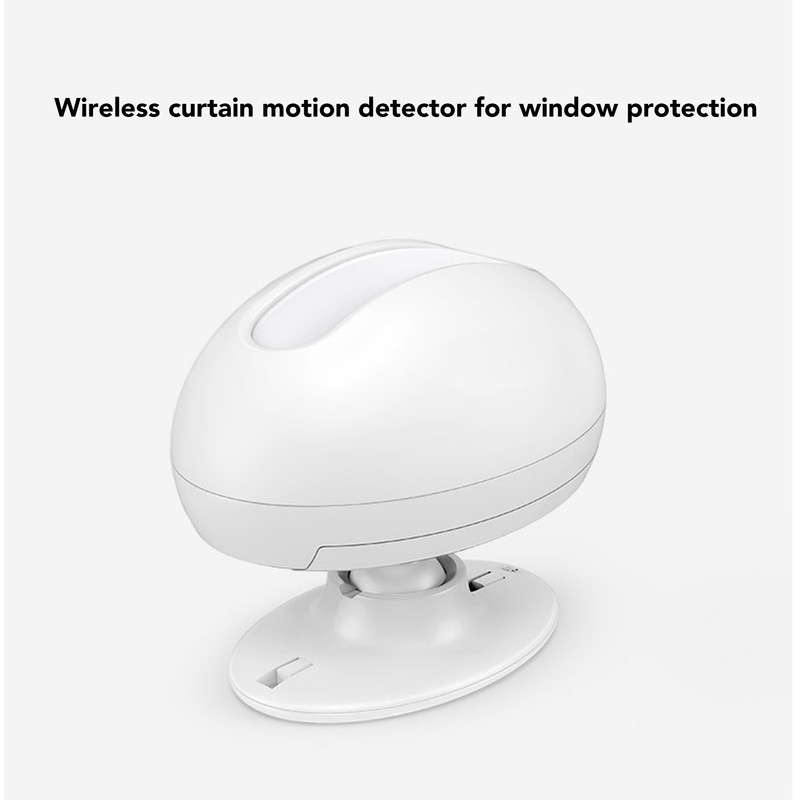 Wireless Curtain Motion Detector Wide Coverage Smart Curtain PIR Sensor