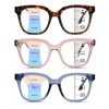 ZESAKER Progressive Multifocus Reading Glasses for Women Men Oversized Anti