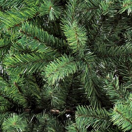 Puleo International 7.5 Foot Un-Lit Northern Fir Artificial Christmas Tree, Green