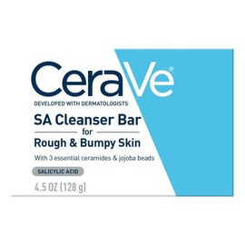 Cerave Barra Limpiadora Sa Para Piel Rugosa 128g
