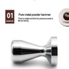 Coffee Tamper Stainless Steel Italian Compact Coffee Powder Press Hammer
