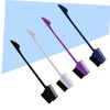 Mikinona 2sets Makeup Supplies Brow Comb Brush Abs/nylon Comfortable Handle