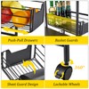 ILWorkTLs 4-Tier Free Standing Kitchen Bakers Rack,Kitchen Cart with 4