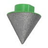 M14 Green Diamond Beveling Chamfer Bit Simple Operation 60° Base
