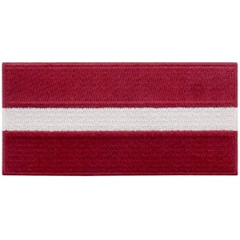 Latvia Flag Patch Embroidered Applique Iron On Sew On Romanian National Emblem