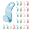 KiGesYo 48 Pcs Hanger Connector Wardrobe Storage Wardrobe Clothes Joint