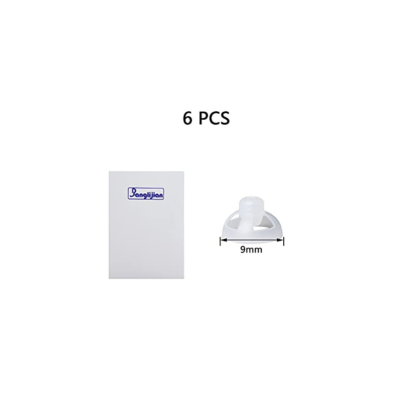 BTE Hearing Amplifier Accessories, 6 Piece 9mm Open Design Ear