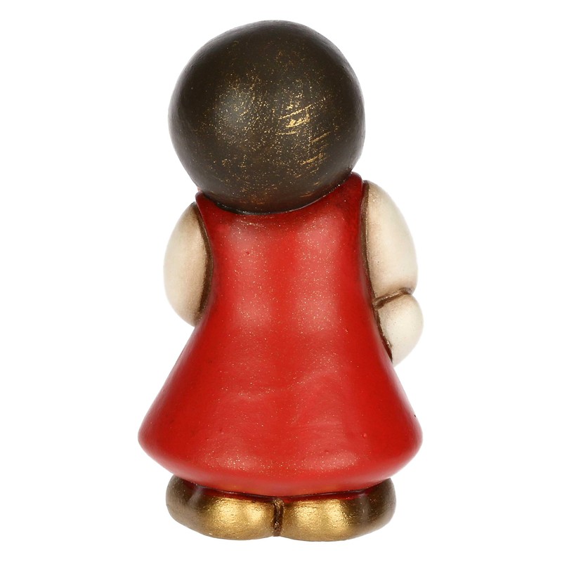 THUN - Girl with Red Goose Ceramic 3.6 x 3.6