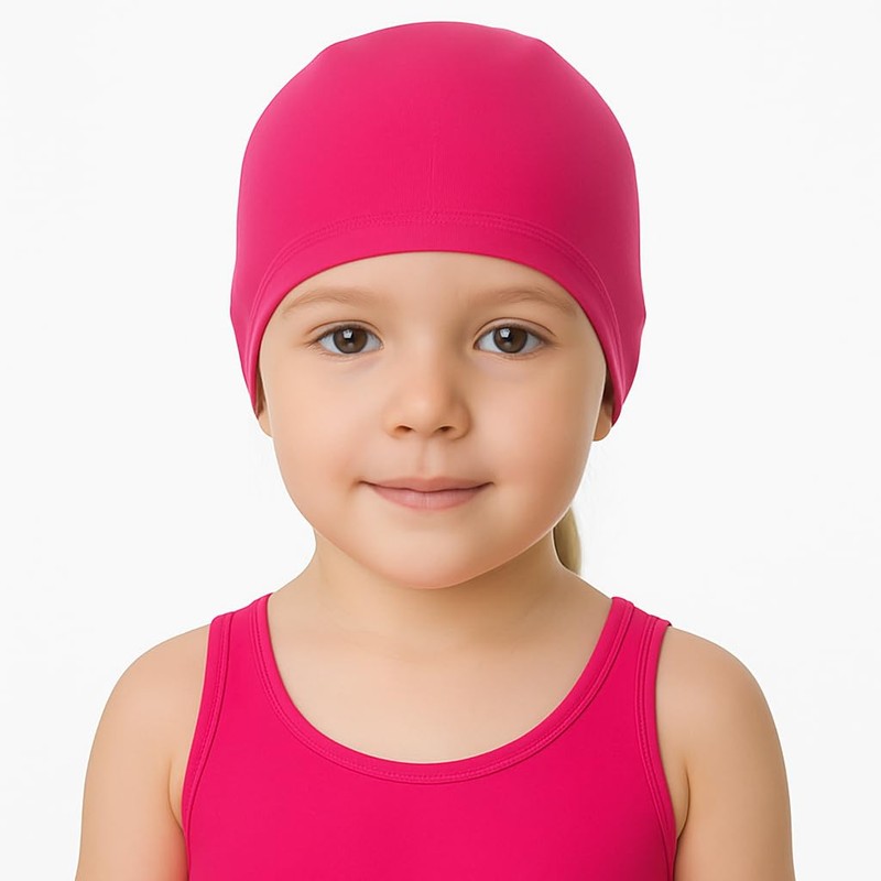 Gorro de natación para niña de 1 a 3 años,
