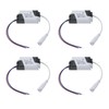 Micro Traders 4Pcs LED Panel Power Supply 8-18W Power Supply
