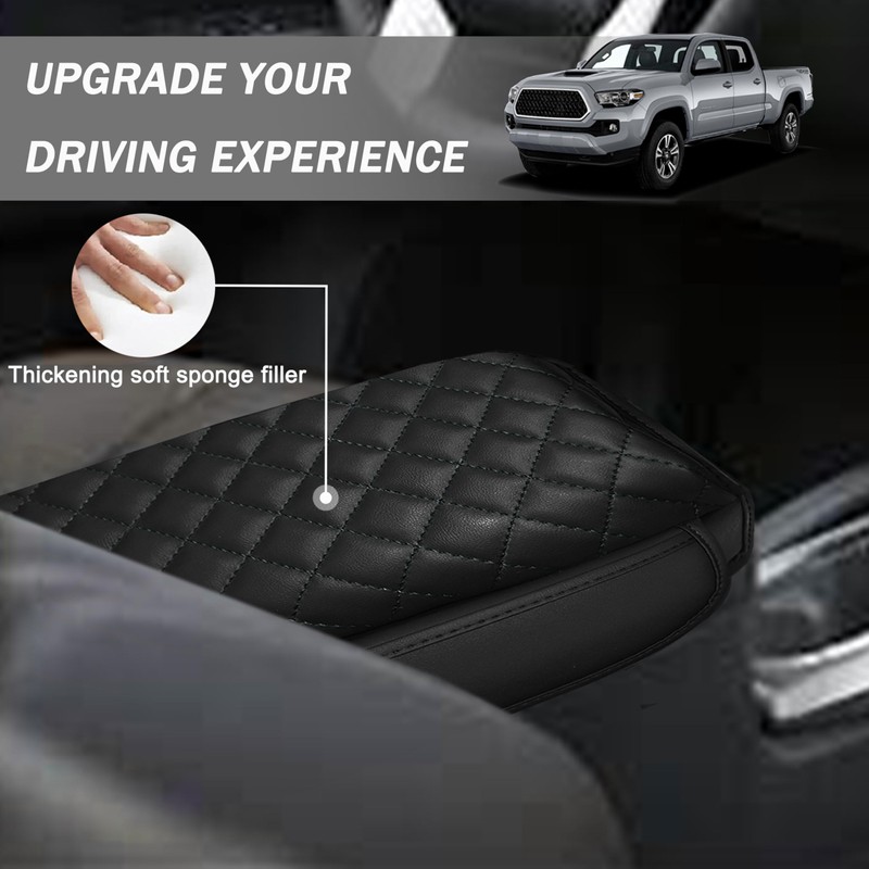 SENSHINE 1.2in Thickness Center Console Cover for Tacoma Accessories 2024