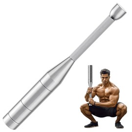 TOBWOLF Upgraded 22LB Adjustable Macebell Clubbell, 6 in 1 Steel Clubs for Weighted Training, Indian Club for Body Workouts, Weighted Club Strength Training Equipment in Home & Gym