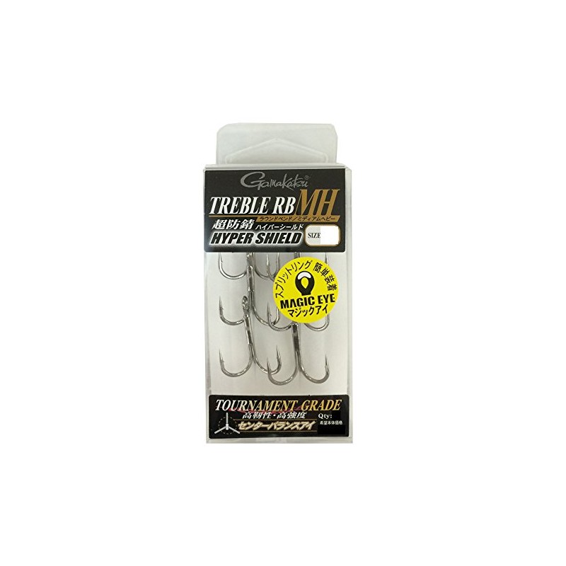 Gamakatsu Triple Hook Treble RB MH Medium Heavy 5 No.