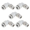 TUCKBOLD Push to Connect Air Fittings 1/4" 90 Degree Air