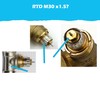 BLUMKRAFT Compatible with Danfoss RTD radiators: set with 2 adapters