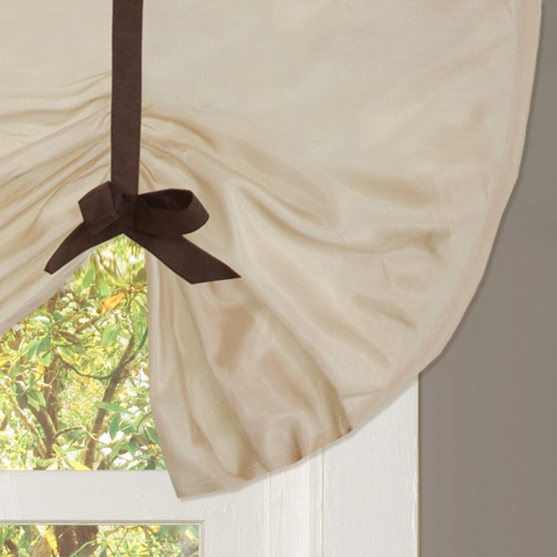 Lush Decor Lydia Valance, 28-Inch by 42-Inch, Beige