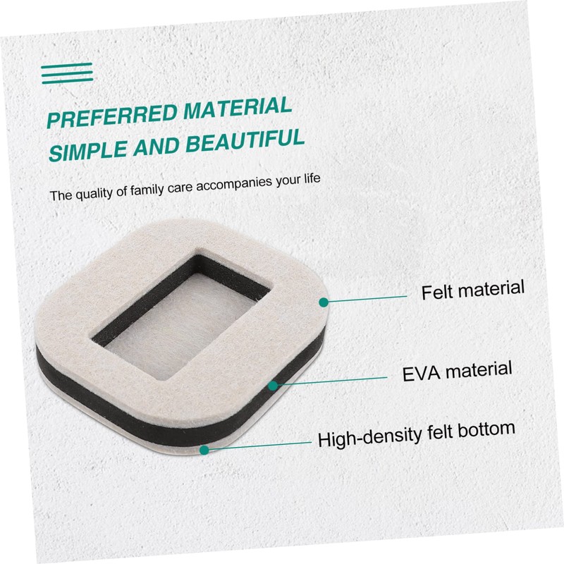 SHINEOFI 5pcs Chair Wheel Retainer Office Chair Stoppers Felt Pads