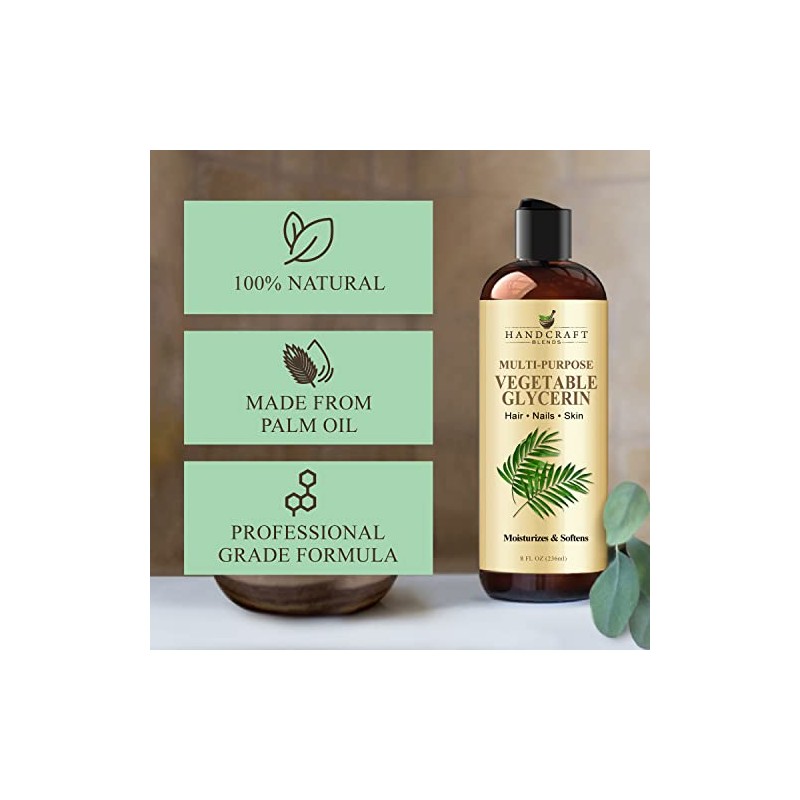 Handcraft Blends GlicerinaGlicerina Vegetal - 8 Fl Oz - 100