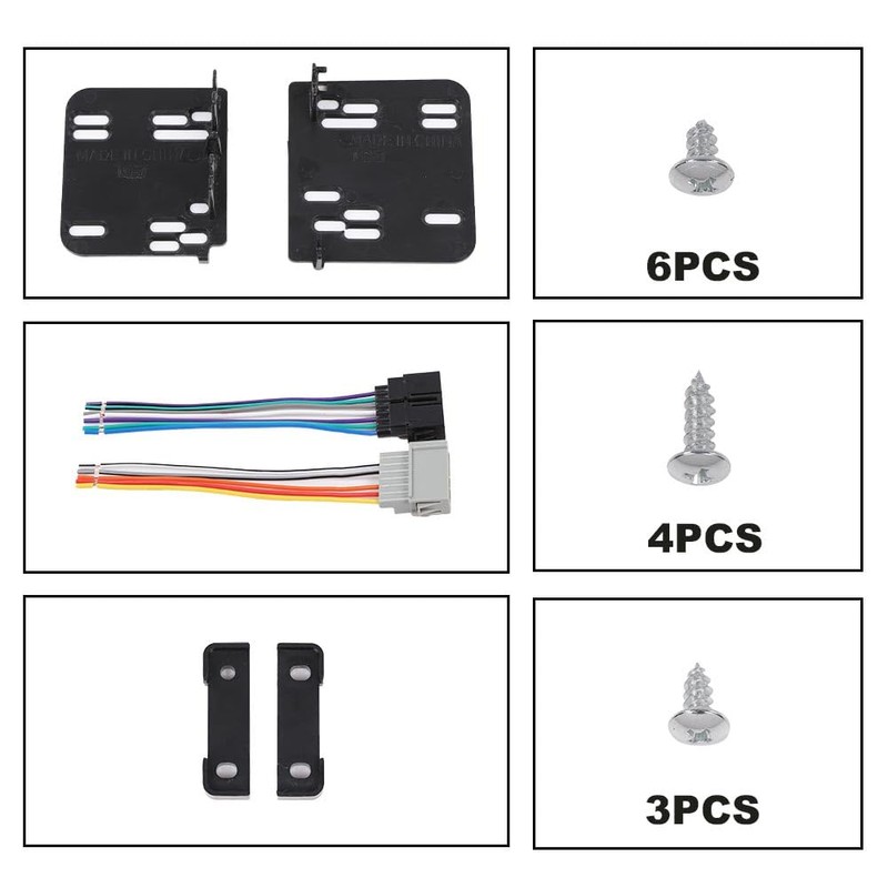 G-PLUS Double Din Radio Dash cover Kit, Compatible with Jeep