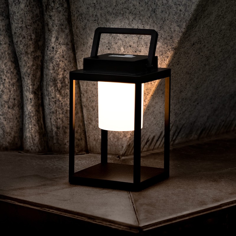 BRIMMEL Aluminum Outdoor Table Lamp - Rechargeable 350 Lumen 3
