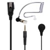 GOWENIC Auricular Walkie Talkie con Tubo Transparente de Aire de