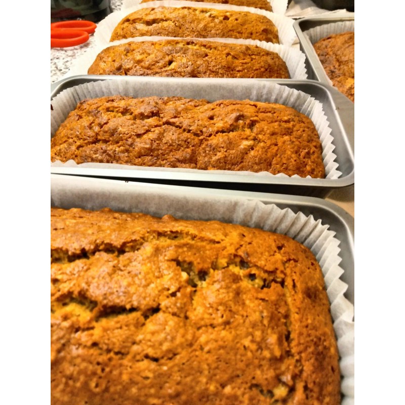 Homemade Walnut Banana bread, Full size Loaf. Deliciously moist!