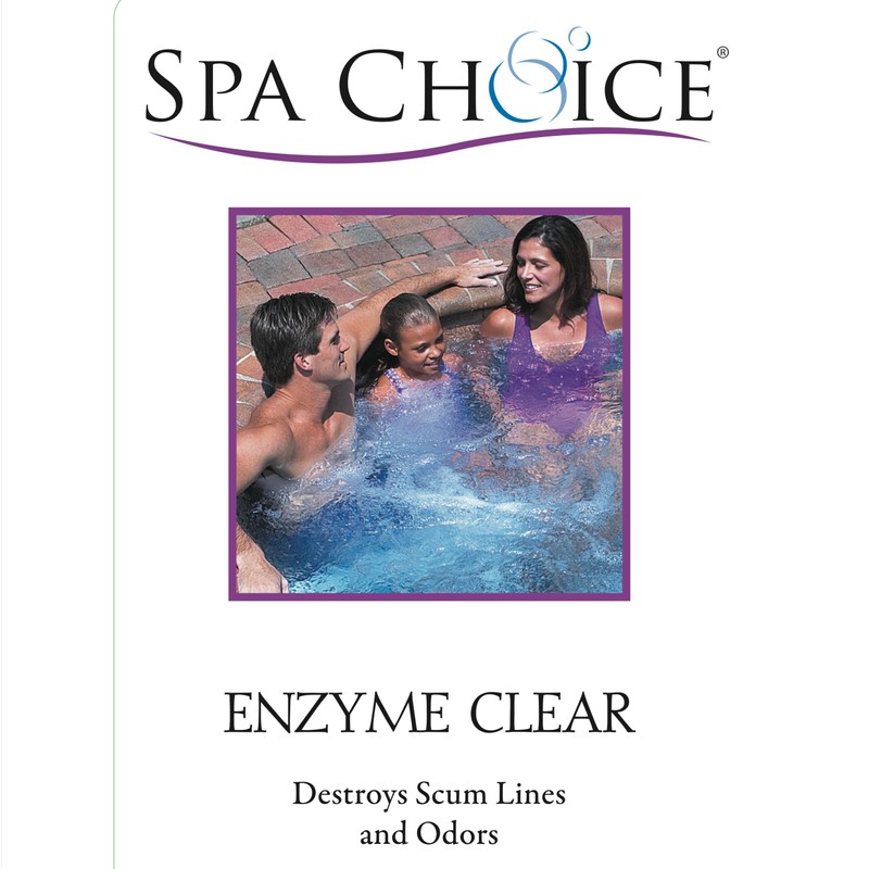 SpaChoice 1-Pint 4-Pack Premium Hot Tub Enzyme Clear, Spa Clarifier
