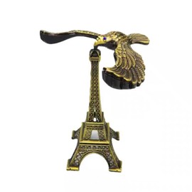 Metal Balance Eagle Statue,Balance Bird Eiffel Tower with a Balance Eagle Tabletop Decoration Anti Gravity Bird Metal Crafts
