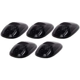 cciyu 5pcs 9LED Smoke Lens Blue Led Cab Marker Lights Assembly Roof Marker Running Lights For Dodge For Ram 2500 3500 4500 2003-2017 Truck SUV Pickup