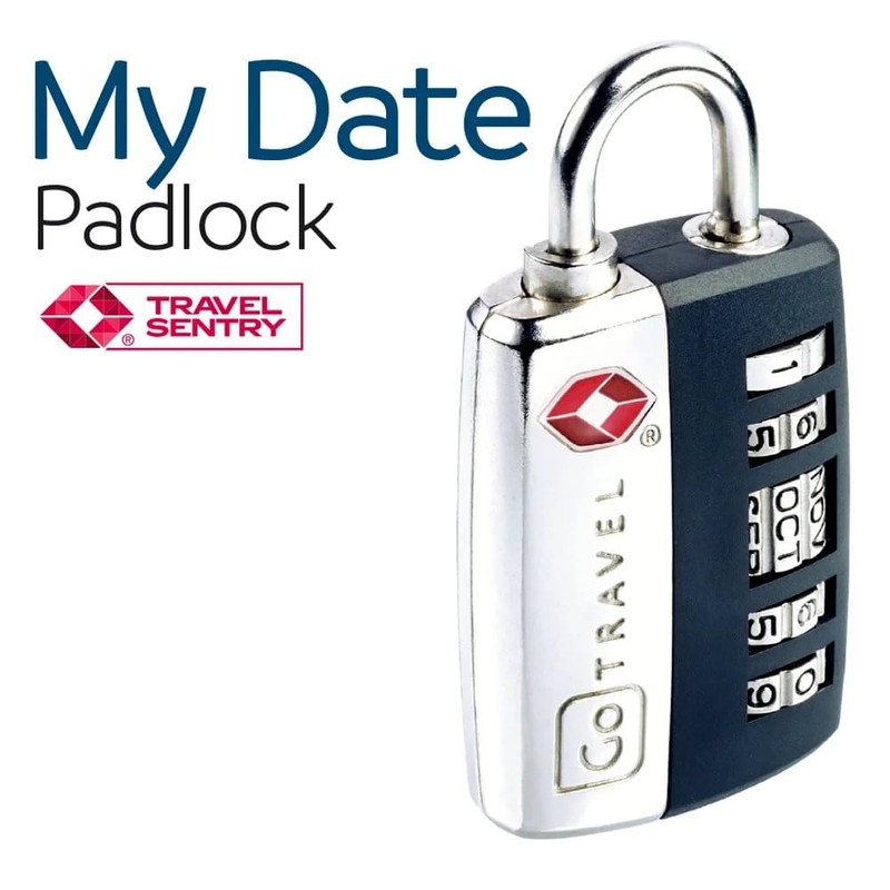 Go Travel- My Date Luggage Combination Padlock - (Ref 354.101)