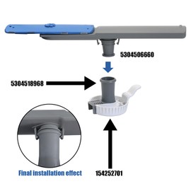 5304506660 Dishwashers Spray Arm Assembly for Frigidaire Dishwashers Lower Wash Arm Assembly with Dishwasher Lower Spray Arm Support/Dishwasher Trap Drain Filter