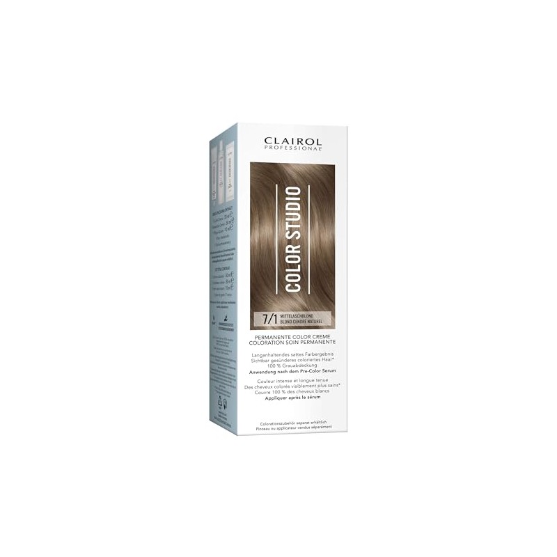 Clairol Professional Color Studio Permanent Hair Colour Medium Ash Blonde