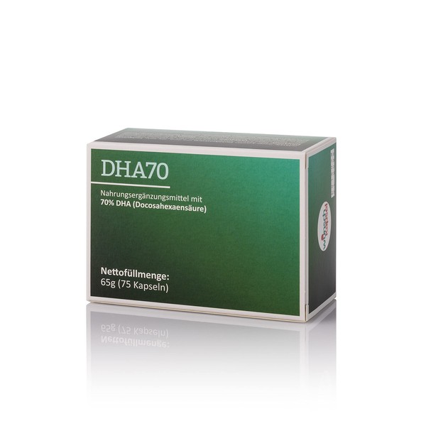Wunschkapsel DHA70 (75 Capsules) | 70% Concentrated DHA (Docosahexaenoic Acid)