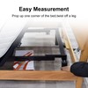 Skuehod 4 Inch Metal Legs Replacement for Adjustable Bed Frame