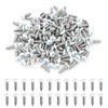 Semrien 120 Pcs White Screws, #8 x 1/2" White Self