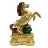 Caballo Figura De Resina Año Chino 8x5cm Dorado