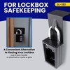 ShurLok SL-180 Lockbox Over The Door, Black Medium