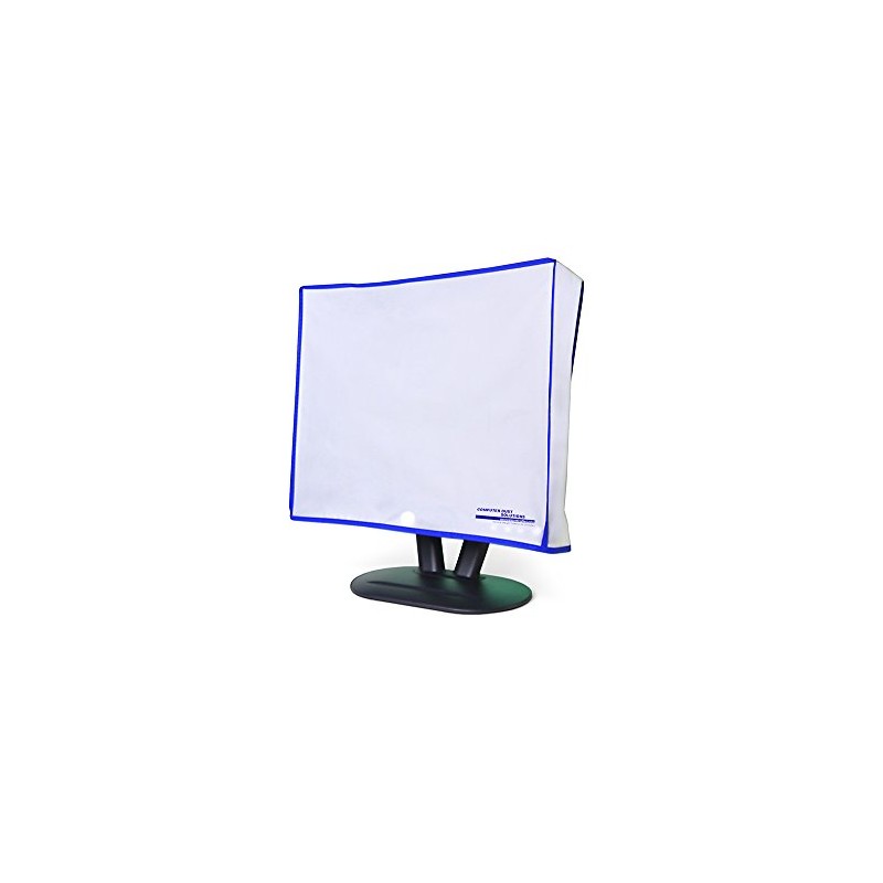 Computer Monitor dust Cover for Flat Panel LCD-Silky Smooth Anti-Static