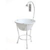 Murataya Sangyo Shower Bucket White 7034 W 9.8 x D