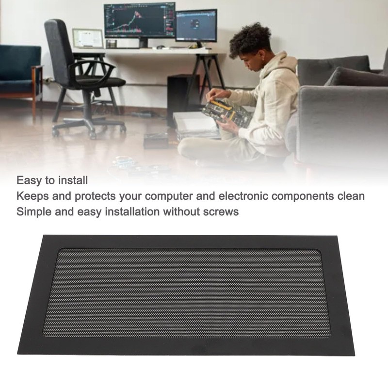 120x240mm PC Fan Dust Mesh Filter, 2pcs PC Case Dust