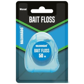 Haldorado Bait Floss, 50m, gewachste Angelschnur für Pop-up Baits und Rig Aufsätze