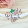 Rhinestone Sorority Brooch Pin for Women Greek Alphah Brooch Pin