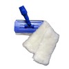 Genuine Lambwool Mop for Floor Cleaning, Dusting, Waxing, 9" Flat Mop with Reusable Lambswool Refills for Wet & Dry Use. Hardwood, Laminate and Tile Flooring. (UMS3 - 1 Pad Holder, 3 Lambswool Pads)